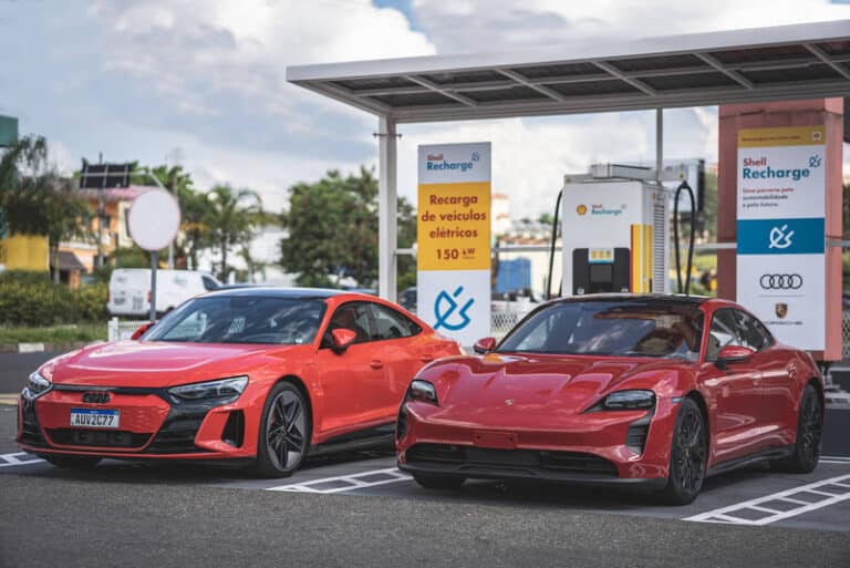 Audi, Porsche e Raízen ampliam rede de carregamento elétrico de alta velocidade no Brasil